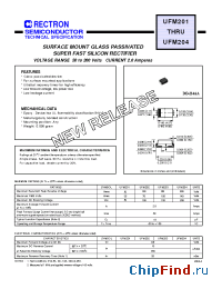 Datasheet UFM204-W manufacturer Rectron