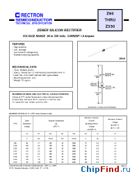 Datasheet Z105A-B manufacturer Rectron