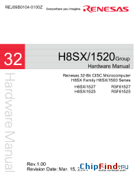 Datasheet H8SX/1525 manufacturer Renesas
