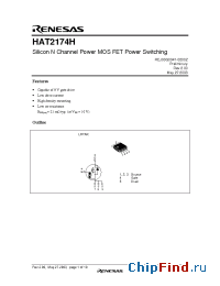 Datasheet HAT2174H manufacturer Renesas