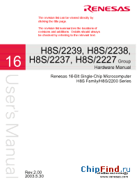 Datasheet HD6432223 manufacturer Renesas