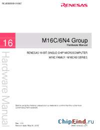 Datasheet M306N4FCTFP manufacturer Renesas