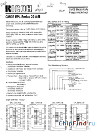 Datasheet EPL10P8AD-35 manufacturer RICOH