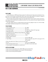 Datasheet R1112N16A-TL manufacturer RICOH