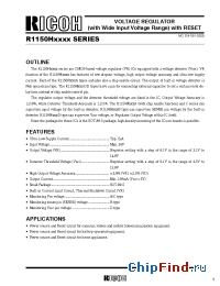 Datasheet R1150HxxxB manufacturer RICOH