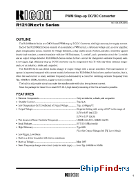 Datasheet R1210N222D-TR manufacturer RICOH