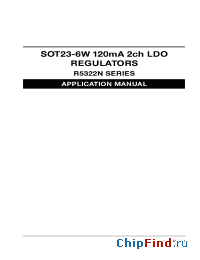 Datasheet R5322N001A manufacturer RICOH