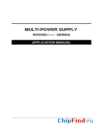 Datasheet RV5VE001A-E1 manufacturer RICOH