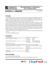 Datasheet RV5VG101C-E1 manufacturer RICOH
