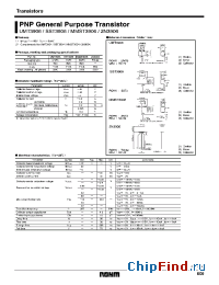 Datasheet 2N3906 manufacturer Rohm