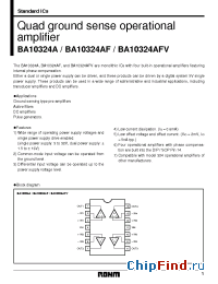 Datasheet BA10324AF manufacturer Rohm
