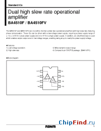 Datasheet BA4510 manufacturer Rohm