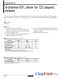 Datasheet BA5936S manufacturer Rohm