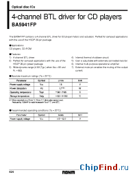 Datasheet BA5941FP manufacturer Rohm