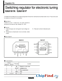 Datasheet BA6161F manufacturer Rohm