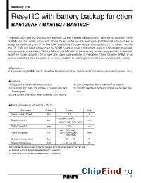 Datasheet BA6162F manufacturer Rohm
