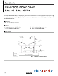 Datasheet BA6219 manufacturer Rohm