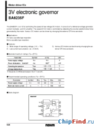 Datasheet BA6235 manufacturer Rohm