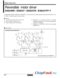 Datasheet BA6247 manufacturer Rohm