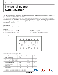 Datasheet BA6266 manufacturer Rohm
