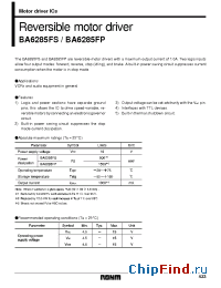 Datasheet BA6285 manufacturer Rohm