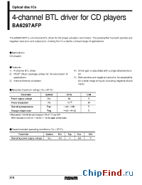 Datasheet BA6297AFP manufacturer Rohm