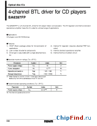 Datasheet BA6397 manufacturer Rohm