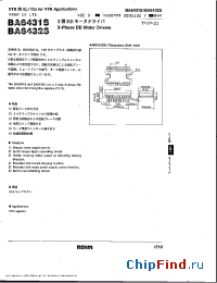 Datasheet BA6432S manufacturer Rohm