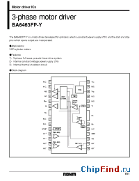 Datasheet BA6463 manufacturer Rohm