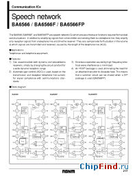 Datasheet BA6566 manufacturer Rohm