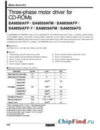 Datasheet BA6859AFM manufacturer Rohm