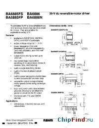 Datasheet BA6885FP manufacturer Rohm