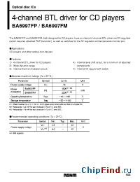 Datasheet BA6997 manufacturer Rohm