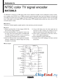 Datasheet BA7230LS manufacturer Rohm