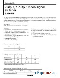 Datasheet BA7654F manufacturer Rohm