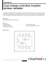 Datasheet BA7655 manufacturer Rohm