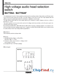 Datasheet BA7755 manufacturer Rohm