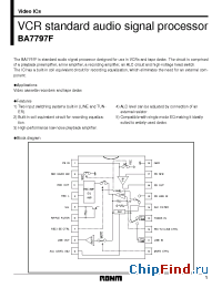 Datasheet BA7797 manufacturer Rohm