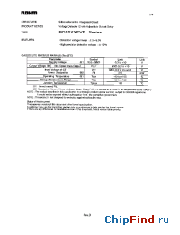 Datasheet BD5247FVE manufacturer Rohm