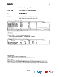 Datasheet BD6020GU manufacturer Rohm