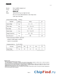 Datasheet BD6510F manufacturer Rohm