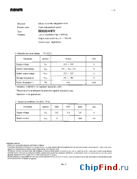 Datasheet BD6524HFV manufacturer Rohm