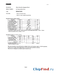 Datasheet BD6873KN manufacturer Rohm