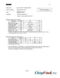 Datasheet BD6878GUW manufacturer Rohm