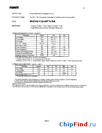 Datasheet BD9104FVM manufacturer Rohm