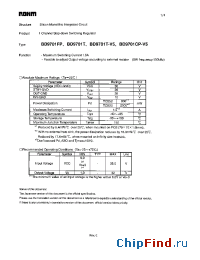 Datasheet BD9701CP-V5 manufacturer Rohm