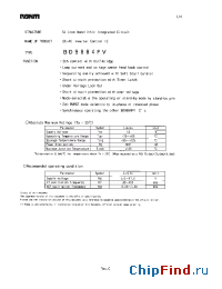 Datasheet BD9884FV manufacturer Rohm