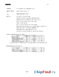 Datasheet BD9885FV manufacturer Rohm