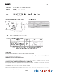 Datasheet BH15LB1WG manufacturer Rohm