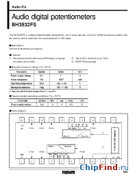 Datasheet BH3532 manufacturer Rohm